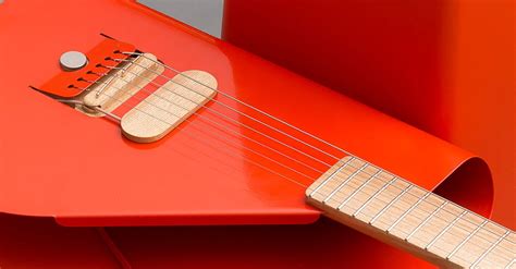 This Designer Guitar Is Made From a Bent Sheet of Steel